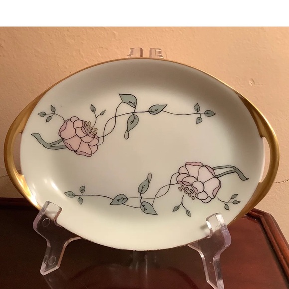 Antique Haviland Limoges Art Deco Tray \ Artist Signed - Picture 6 of 6